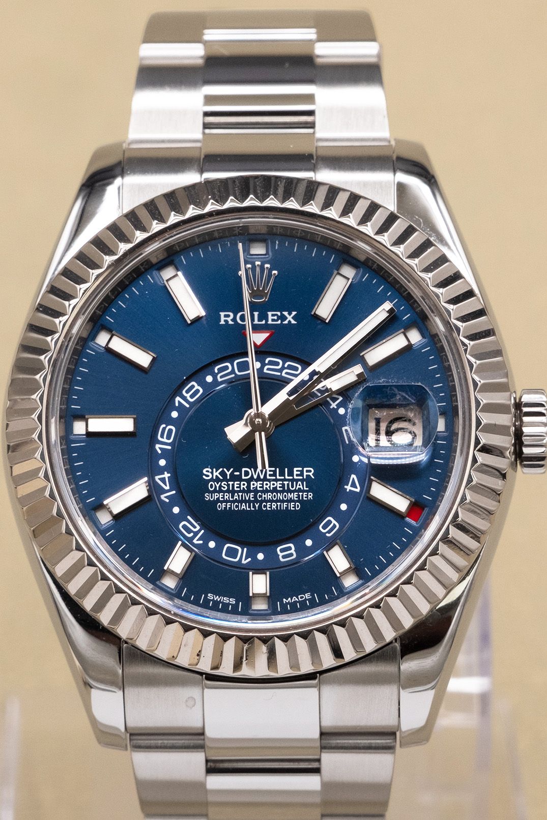 Rolex SkyDweller Blue Dial on Oyster 326934