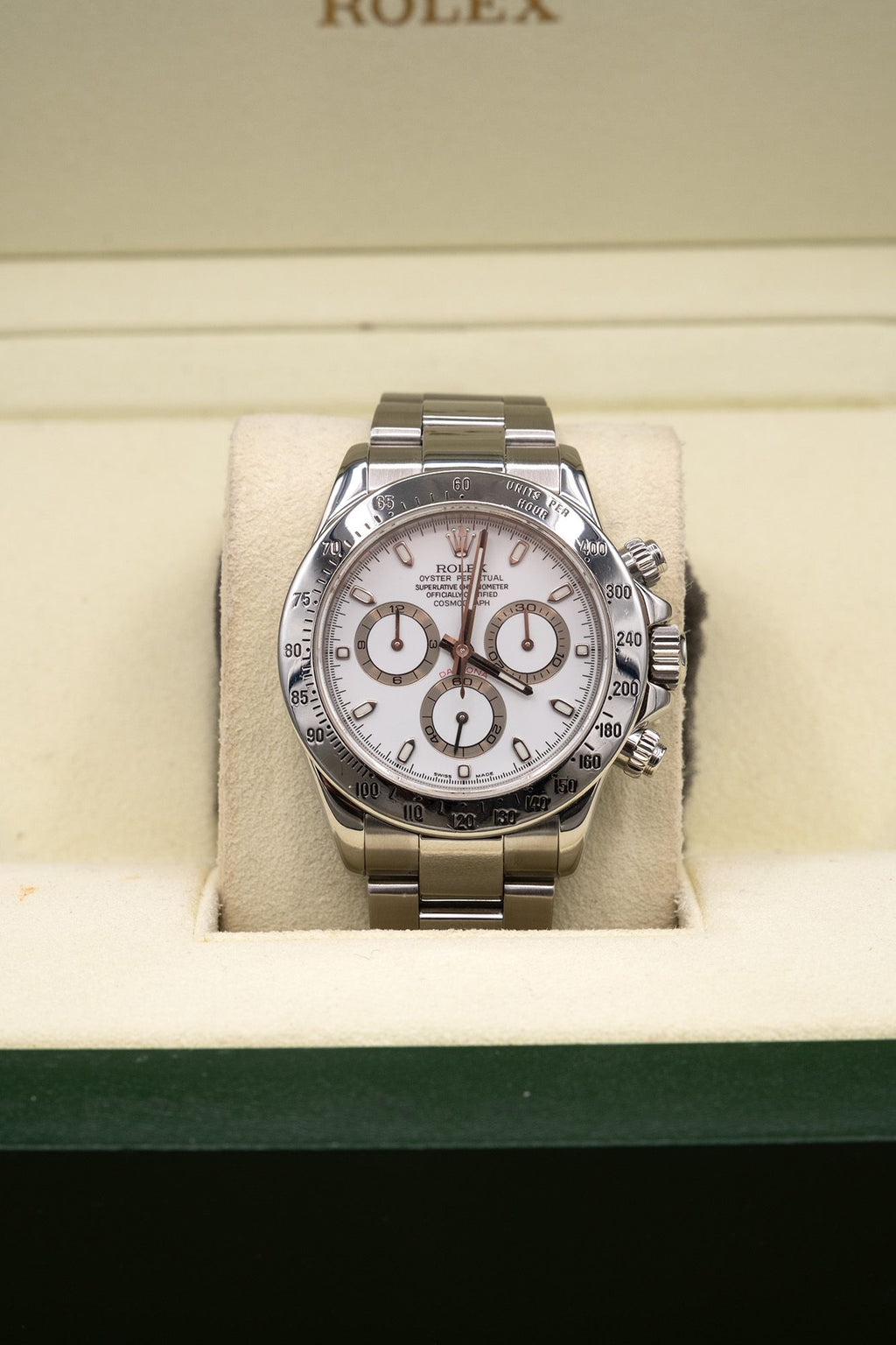 Rolex Daytona White Dial on Oyster 116520 2006