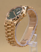 Rolex Day-Date 40 Green Roman Dial on President 228238 Complete 2026