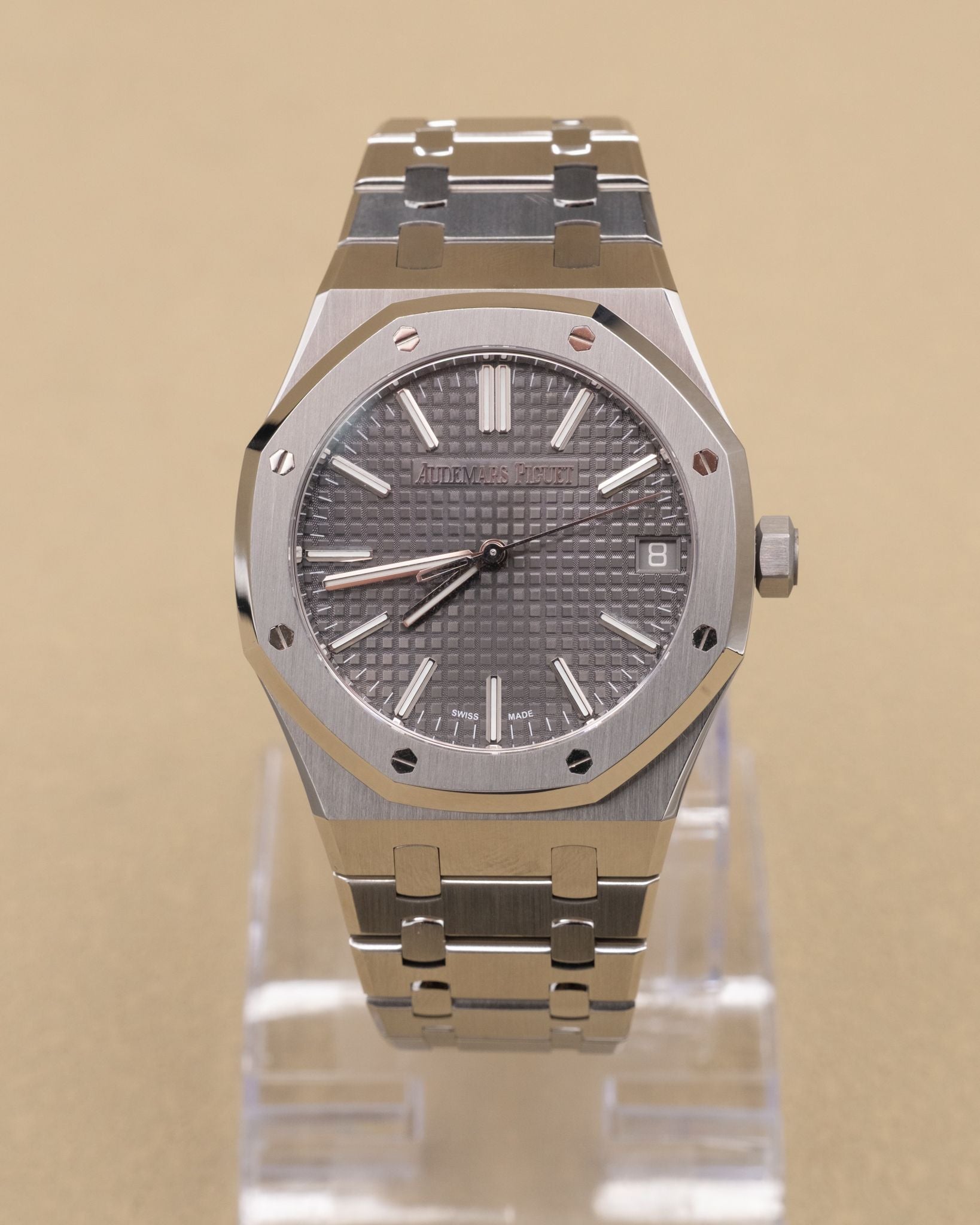 Audemars Piguet Royal Oak Selfwinding Grey Dial on Bracelet 15510ST.OO.1320ST.10 Complete 2023