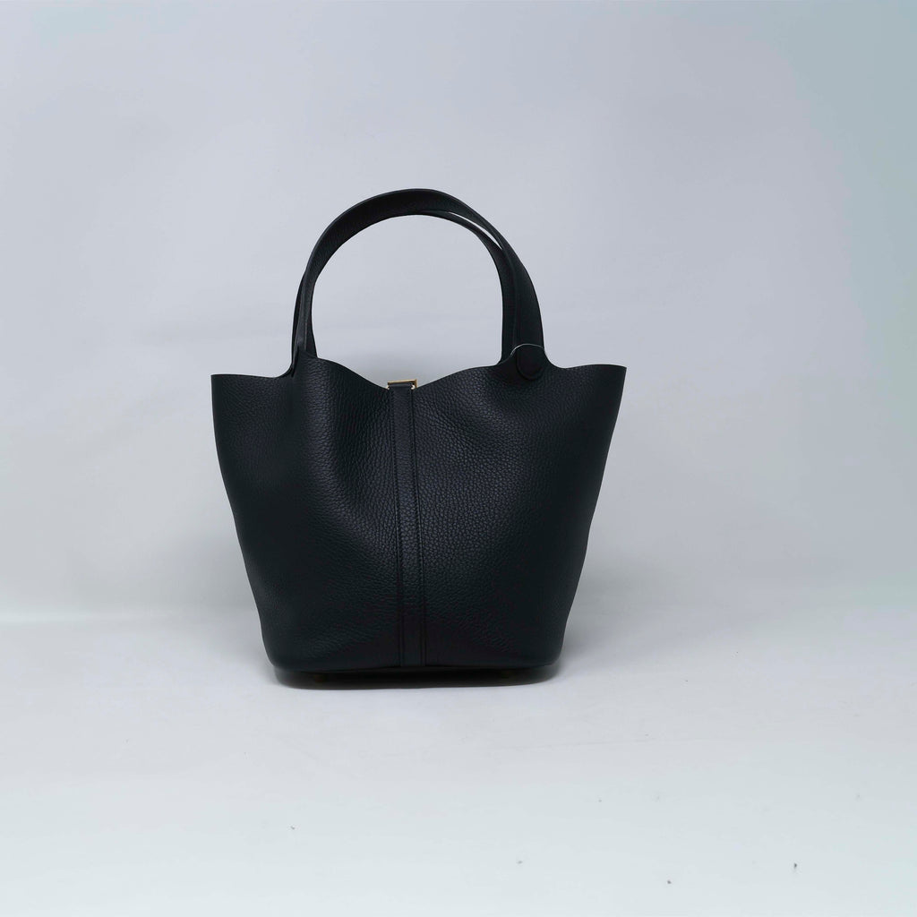 Hermes Black Taurillon Clemence Pitcotin