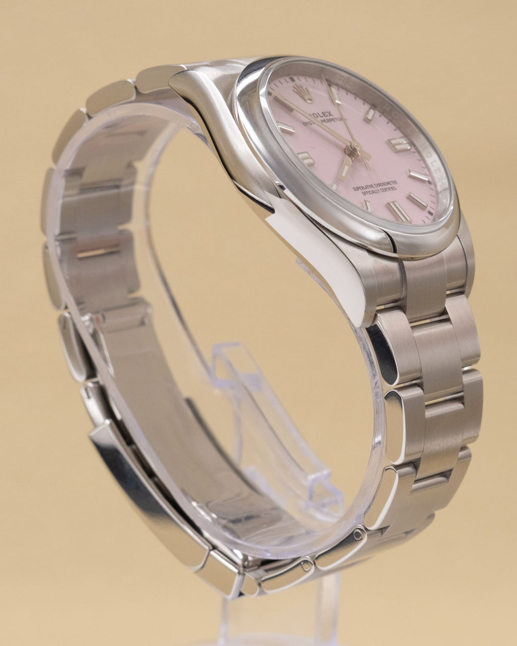 Rolex Oyster Perpetual 36 Candy Pink Index Dial on Oyster 126000 Complete 2026