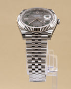 Rolex Datejust 41 Slate Green Roman Dial on Jubilee 126334 Complete 2026