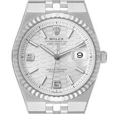 Rolex Land-Dweller 40 White Honeycomb Dial on Flat Jubilee 127334 Complete 2026
