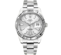 Rolex Datejust II Silver Stick Dial on Oyster 116334 Complete 2012