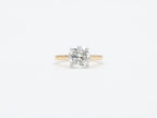 Round Natural Diamond Solitaire 14KT Two-Tone Ring 2.32ct R-232
