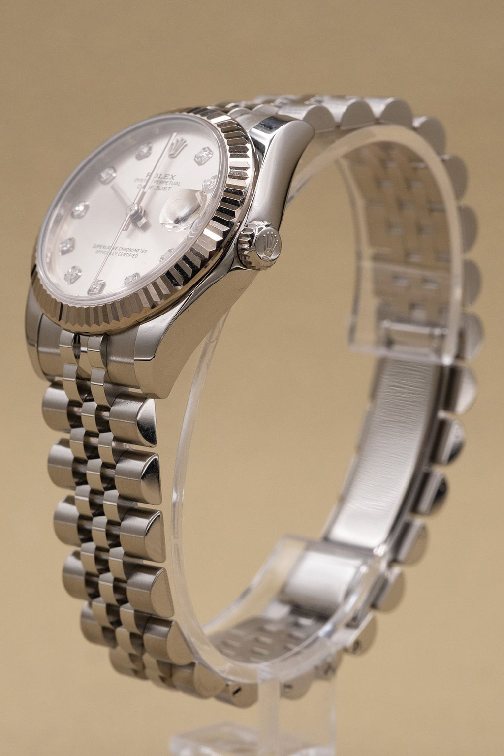 Rolex Datejust 31 Silver Diamond Dial on Jubilee 178274 Complete 2021