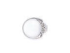 Pear Shape Invisible Set Diamond 18KT White Gold Ring 0.67ct R-67INV