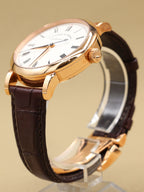 A. Lange & Sohne Richard Lange Silver Dial on Leather Strap 232.032/LSLS2324AD Complete 2018