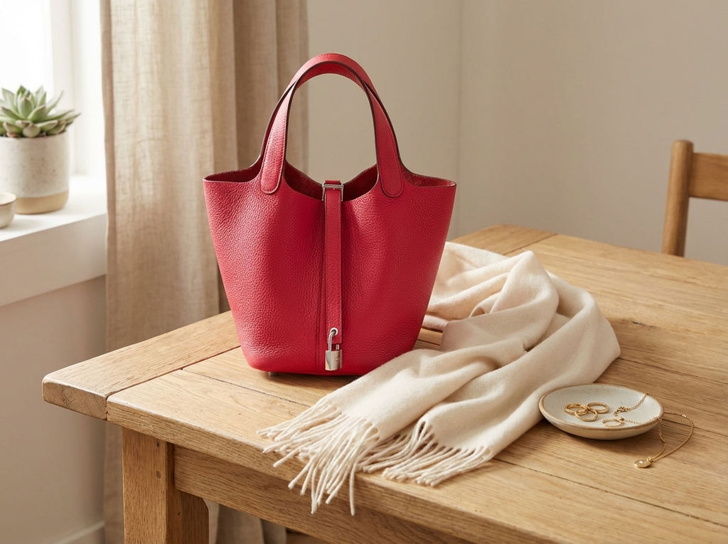 Hermes Picotin Pink Clemence Lock PM Handbag