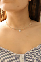 14K Yellow Gold Lab Round Diamond Solitaire Pendant 9.8ct N-151RD