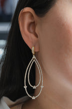 Yellow Gold - Dangles Earrings 6.25 cts.
