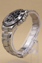 Rolex Daytona Black Dial on Oyster 116500LN Complete 2021