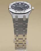 Audemars Piguet Royal Oak Quartz Ladies Black Dial on Bracelet 67651ST.ZZ.D002CR.01 Archives 2014