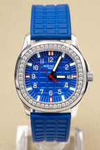 Patek Philippe Aquanaut Blue Dial on Blur Rubber Strap 5067A-014 Papers 2005