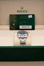 Rolex Oyster Perpetual 34 Blue Index Dial on Oyster 124200 Complete 2026