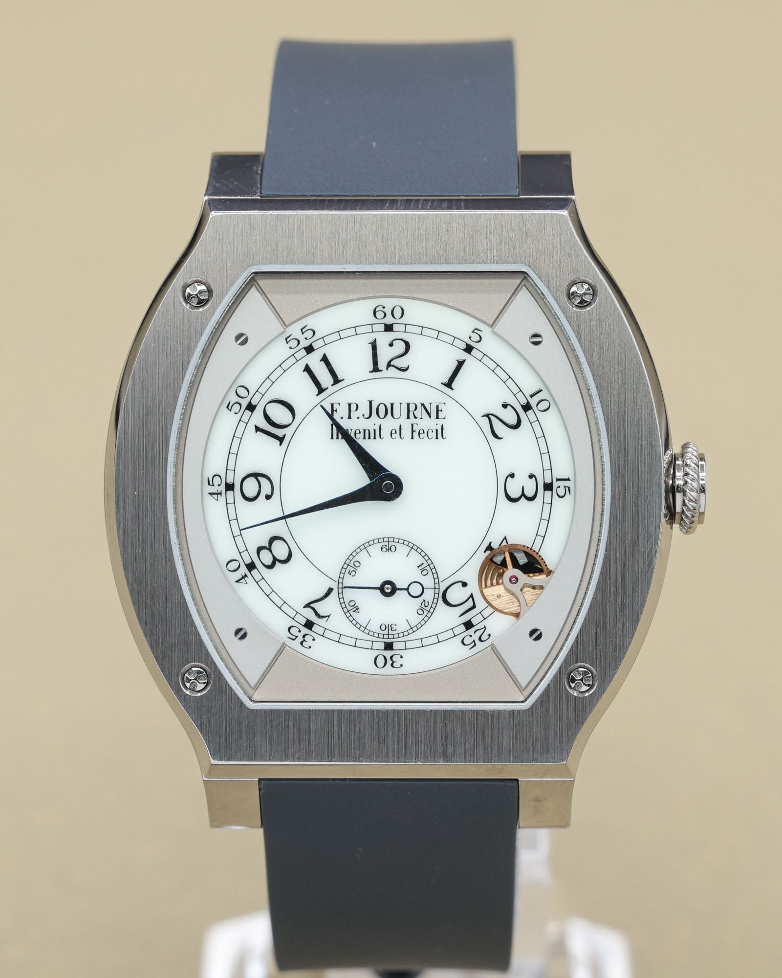 F.P. Journe Elegante Titanium 48 White Dial Dial on Rubber Elegante Titanium 48 Complete 2020