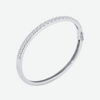Gold Diamond Bangle and Cuff Bracelet B-300B