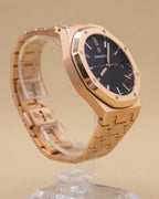 Audemars Piguet Royal Oak Selfwinding Black Dial on Bracelet 15500OR.OO.1220OR.01 Complete 2020
