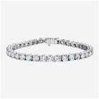 Classic Diamond Tennis Bracelet in 14K Gold, 12ct B-12ct 4pr