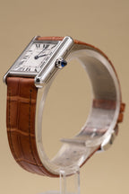Cartier Tank Must White Dial on Brown Leather WSTA0089 Complete 2025