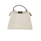 Fendi Cream Leather Peekaboo