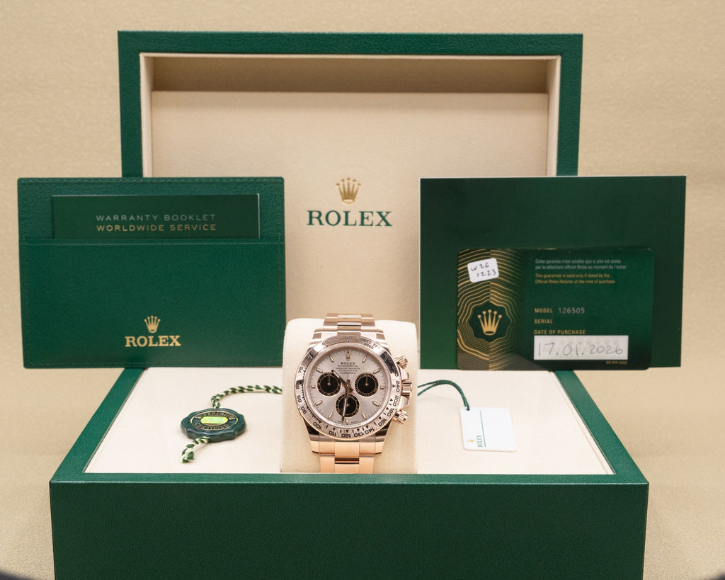 Rolex Daytona Sundust And Black Index Dial on Oyster 126505 Complete 2026