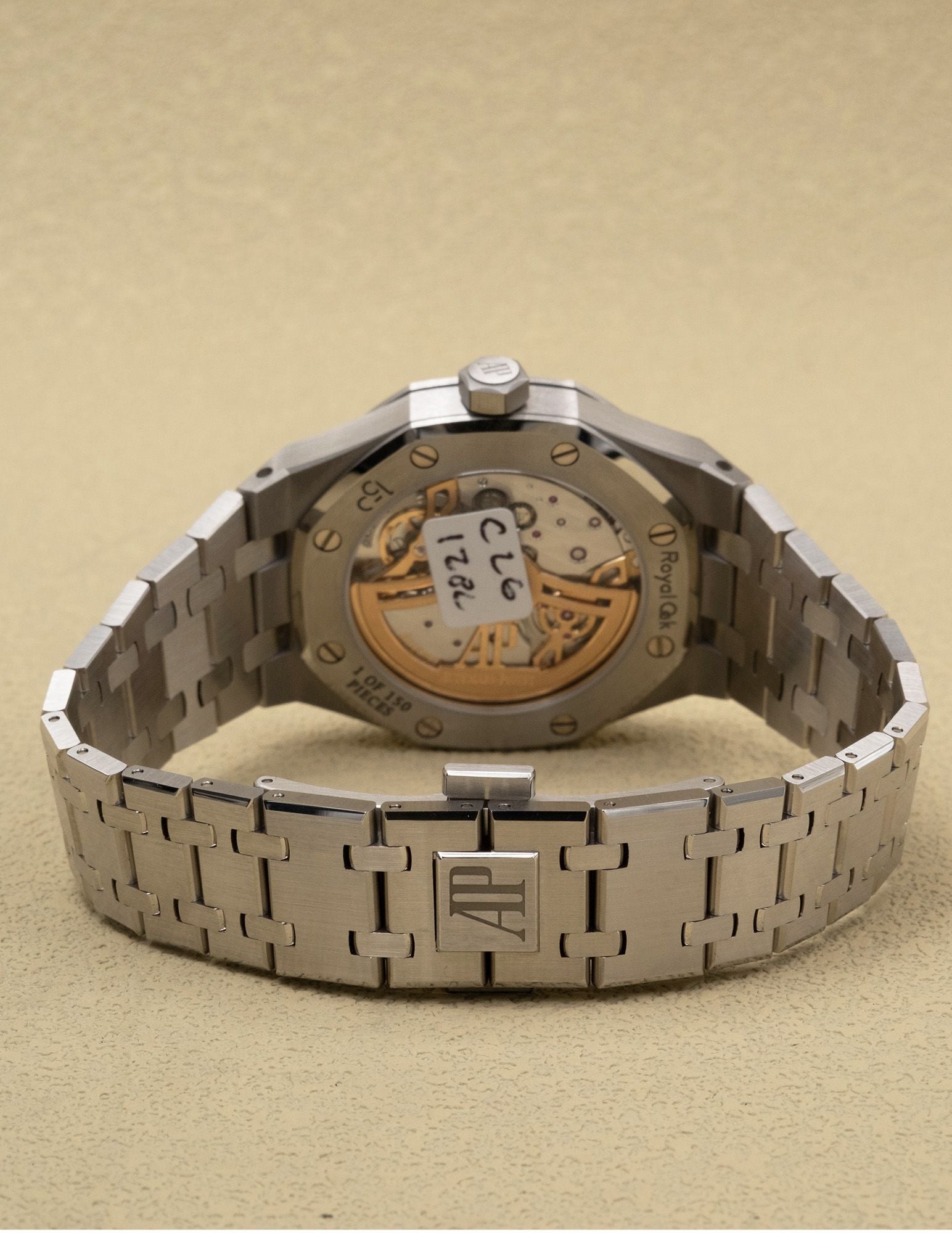 Audemars Piguet 150th Year An. Light Blue Dial on Stainless Steel 26684ST.OO.1356ST.01 with Box