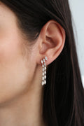 18KT White Gold Marquise Natural Diamond Drop Earrings 2.57ctw E-257MQ