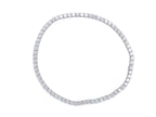 14K White Gold Lab Grown Round Diamond Tennis Necklace 45.7ct N-4568LGD