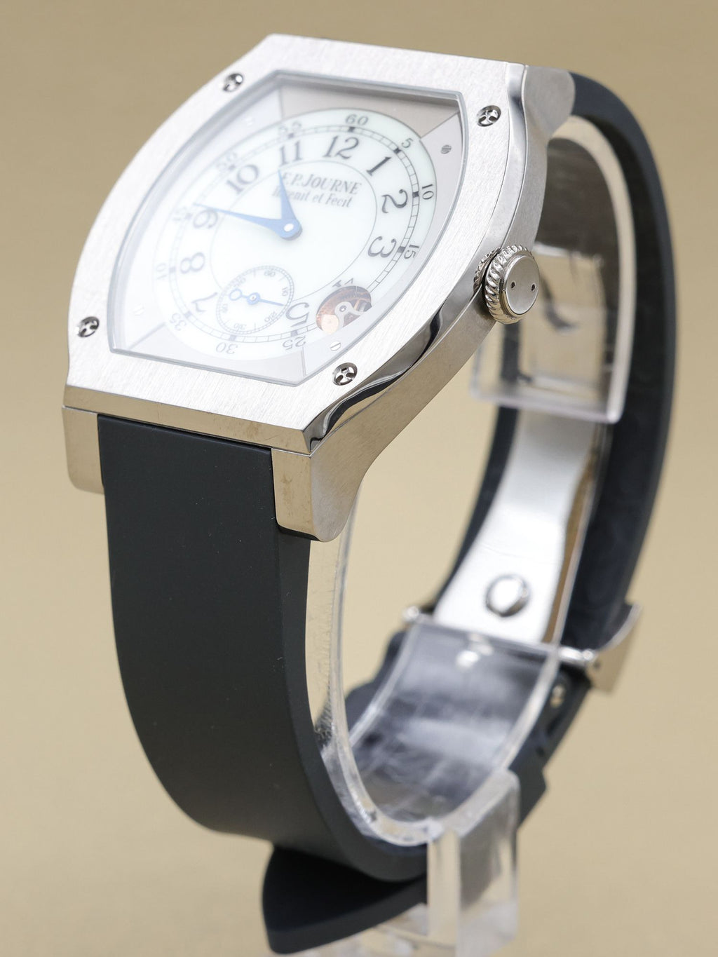 F.P. Journe Elegante Titanium 48 White Dial Dial on Rubber Elegante Titanium 48 Complete 2020