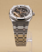Audemars Piguet Royal Oak Double Balance Wheel Skeleton Dial on Bracelet 15407ST.OO.1220ST.01 Complete 2024