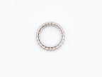 Emerald Cut Natural Diamond 18KT White Gold Eternity Band 4.8ct R-480EM