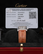 Cartier Tank Must White Dial on Brown Leather WSTA0089 Complete 2025