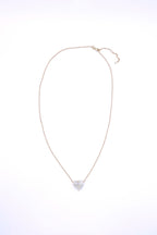 14K Yellow Gold Heart Natural Diamond Solitaire Pendant 2.2ct P-603HS