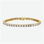 4-Prong Tennis Bracelet in 18K Yellow Gold, 7ct B-7ct 4pr 18YG