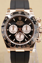 Rolex Daytona Black And Sundust Index Dial on Oysterflex 126515LN Complete 2024