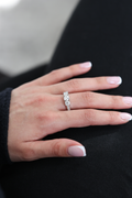 White Gold 3 DIAMOND BAND Men's Band 1.33 cts.