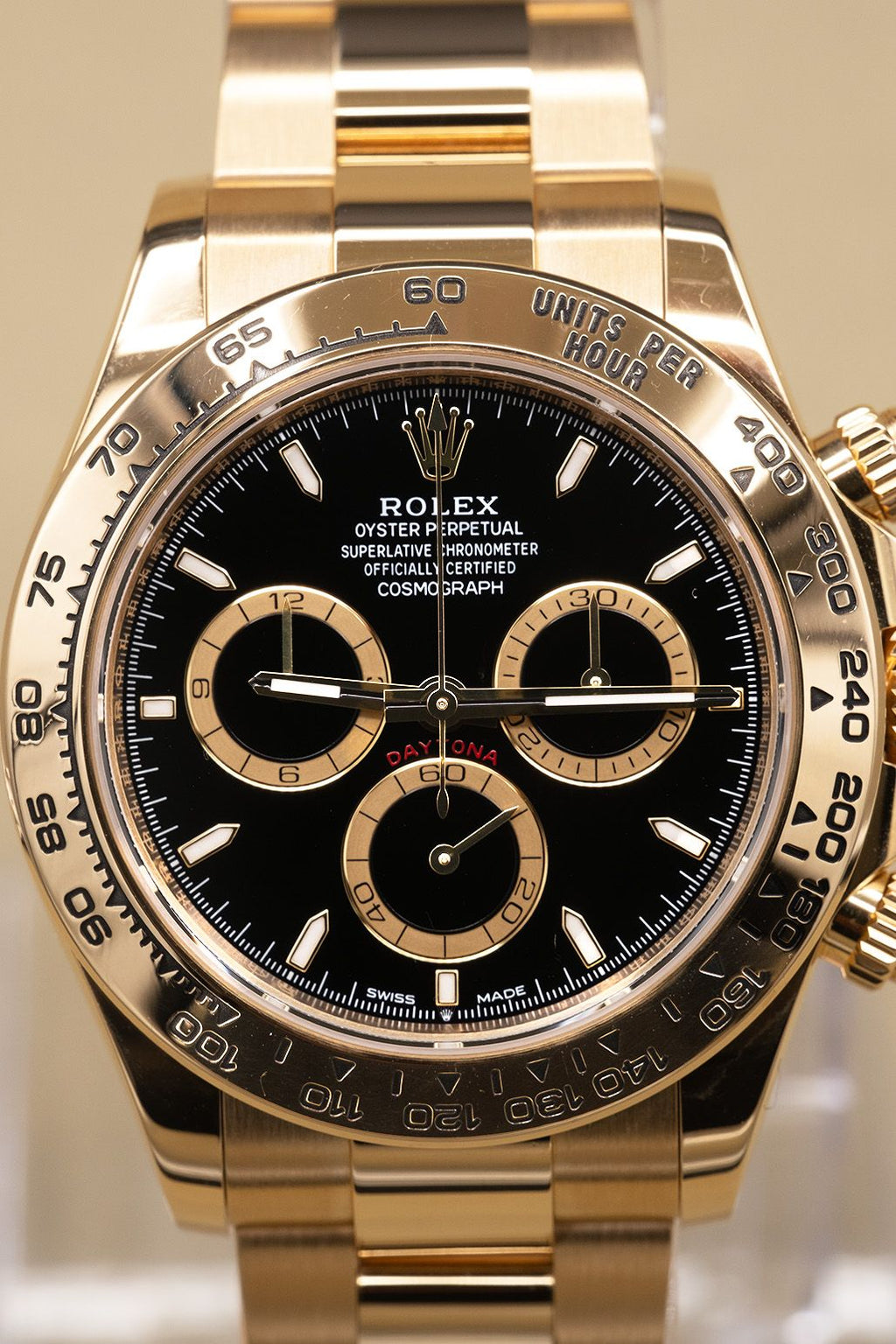 Rolex Daytona Black Index Dial on Oyster 126508 Complete 2025