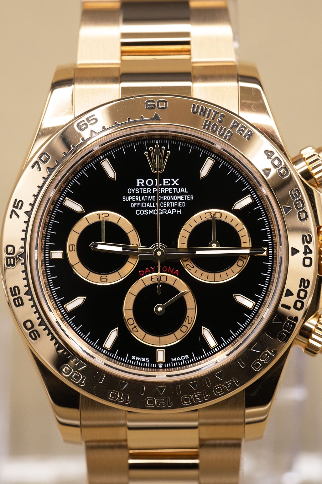 Rolex Daytona Black Index Dial on Oyster 126508 Complete 2025