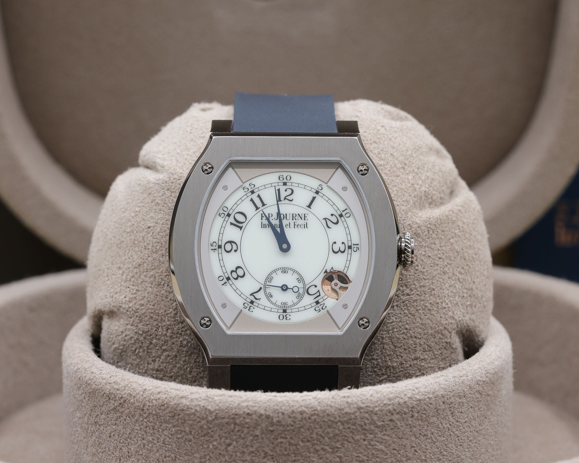F.P. Journe Elegante Titanium 48 White Dial Dial on Rubber Elegante Titanium 48 Complete 2020