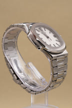 Patek Philippe Nautilus White Dial on Bracelet 5711/1A-011 Complete 2019