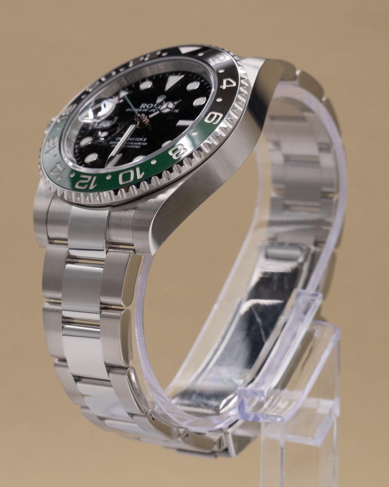 Rolex GMT-Master II "Sprite" Black Dial on Oyster 126720VTNR Complete 2025