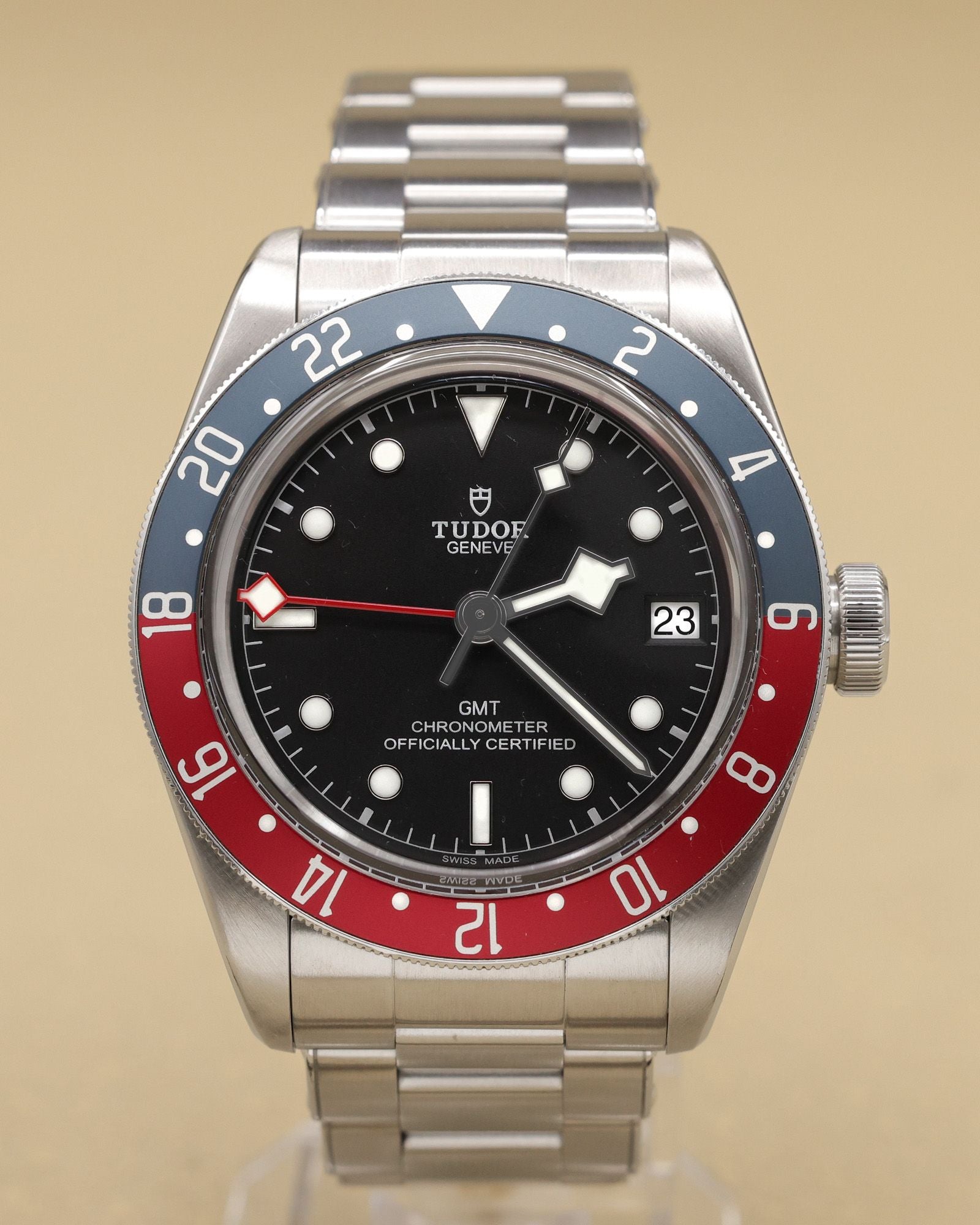 Tudor Black Bay GMT Black Dial on Bracelet M79830RB-0001 Complete 2018