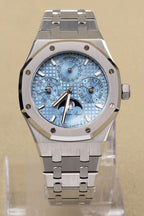 Audemars Piguet 150th Year An. Light Blue Dial on Stainless Steel 26684ST.OO.1356ST.01 with Box