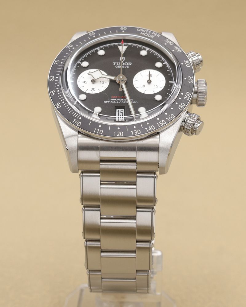 Tudor Black Bay Chrono Black Dial on Bracelet 79360N Complete 2021