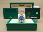 Rolex Datejust 41 Blue Roman Dial on Oyster 126300 Complete 2022