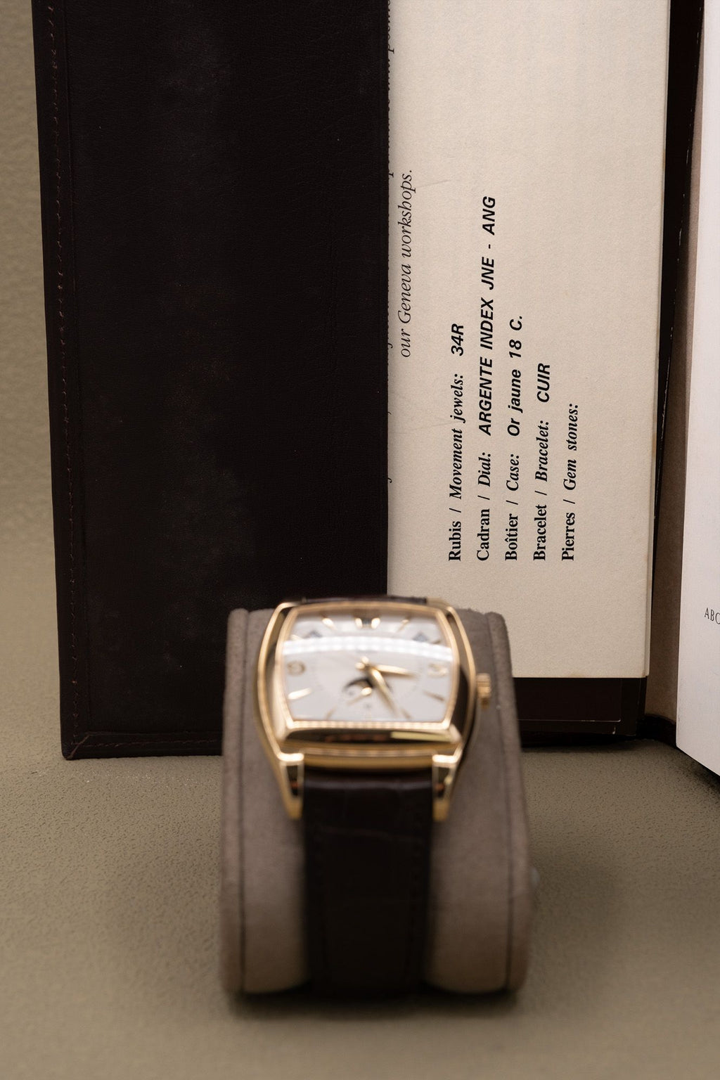 Patek Philippe Gondolo Silver Dial on Brown Leather 5135J-001 Complete 2006