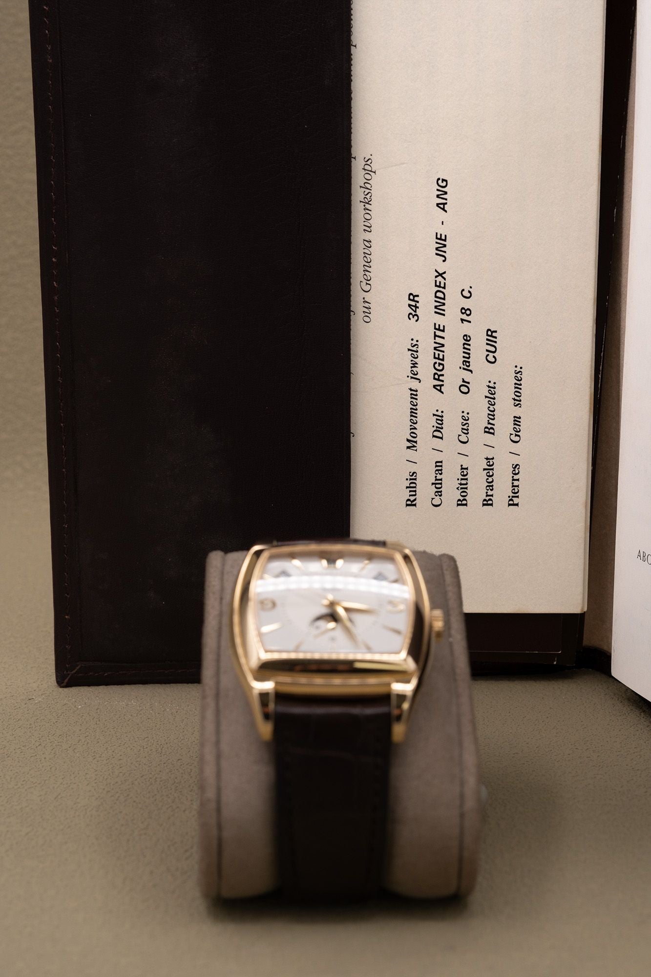 Patek Philippe Gondolo Silver Dial on Brown Leather 5135J-001 Complete 2006
