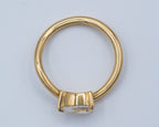 Yellow Gold Wavy Stack Ring Fashion Ring 0.63 cts.